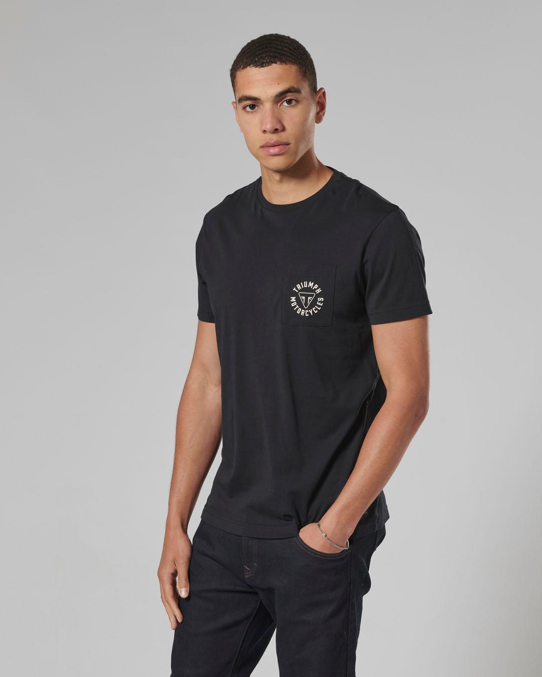 NEWLYN T-SHIRT JET BLACK M image 3