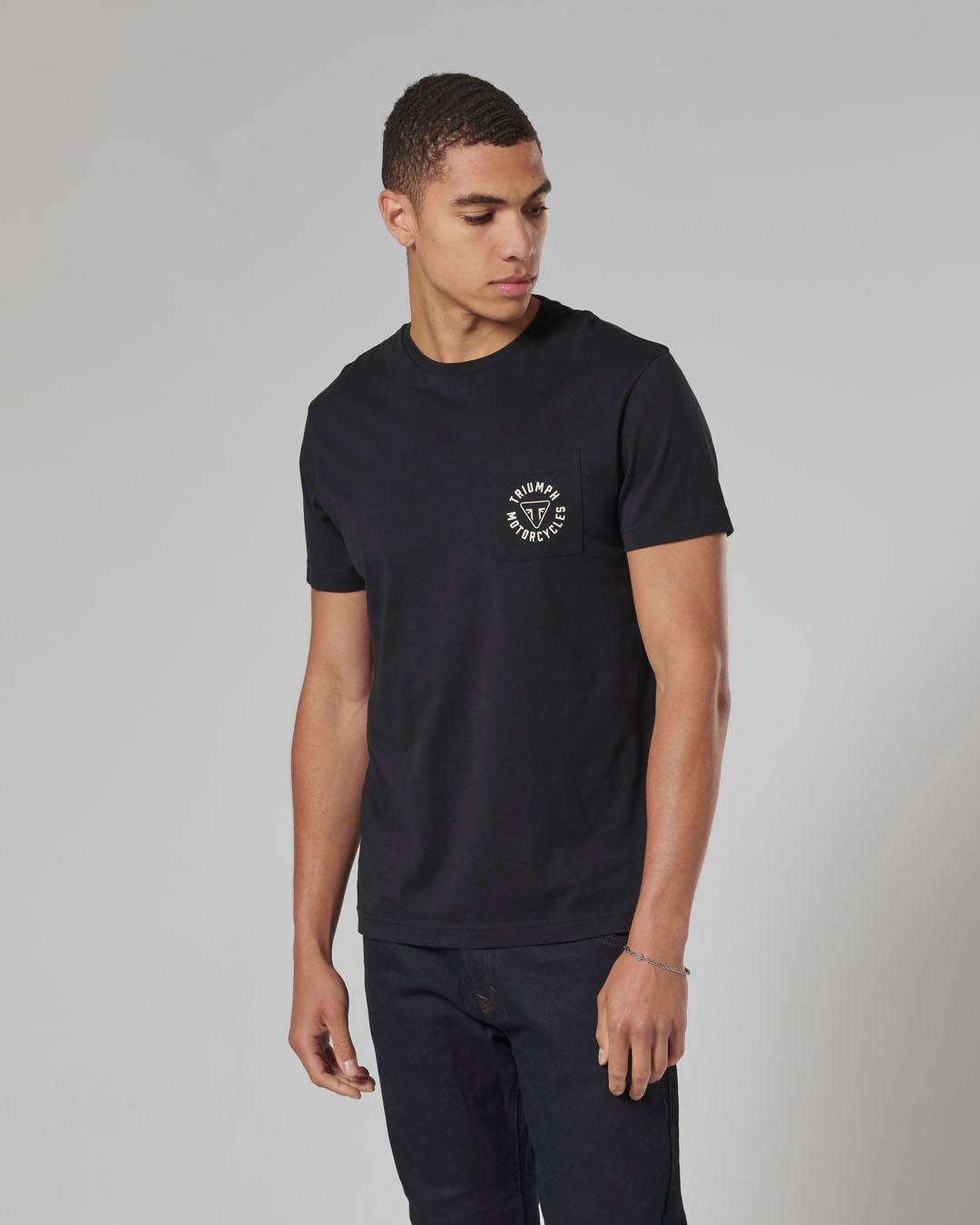 Newlyn T-shirt Jet Black photo 5