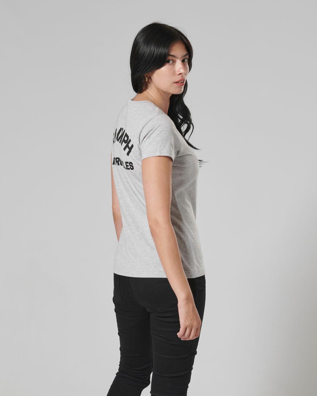 LADIES SYDNEY T-SHIRT GREY MARL L image 7