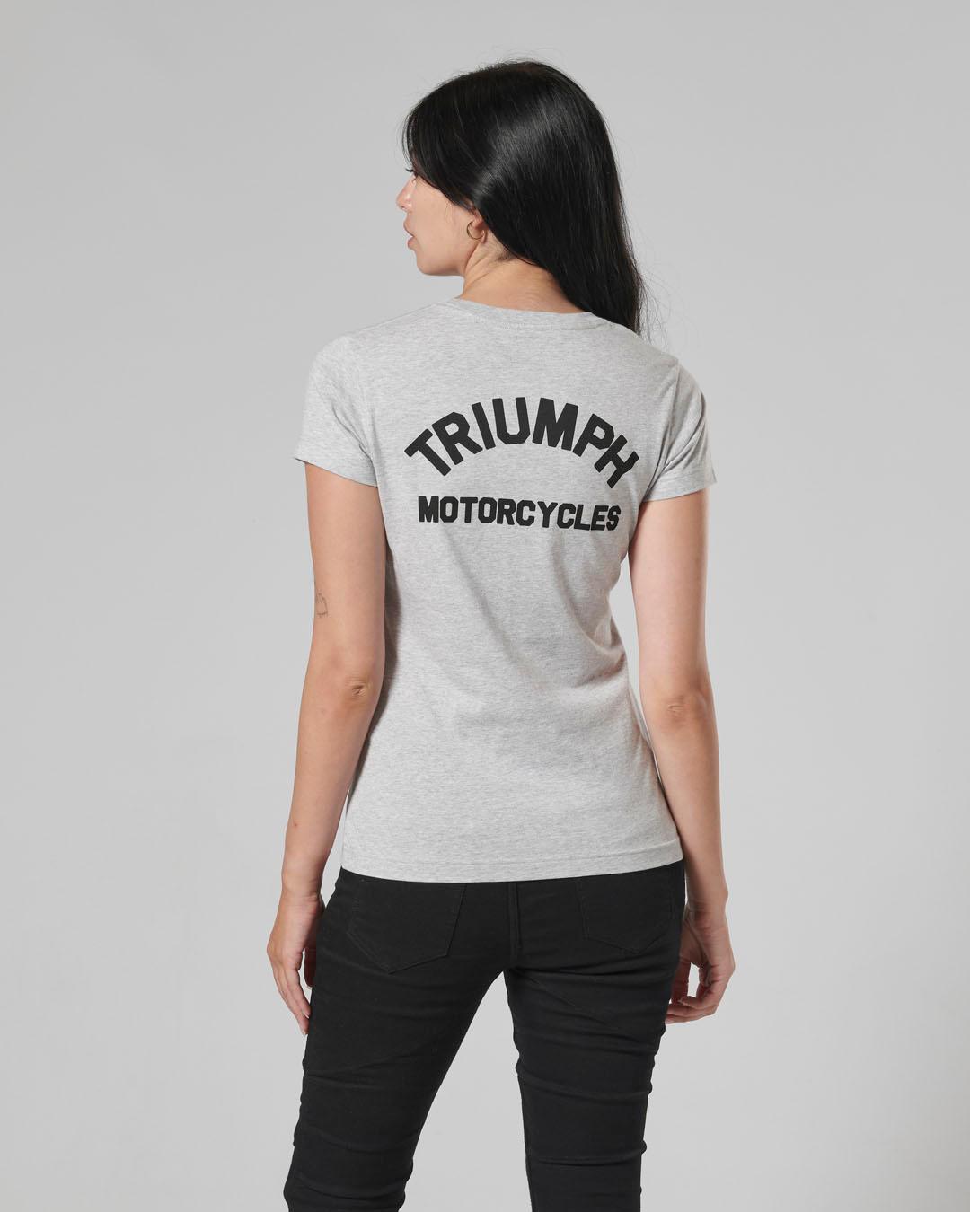 LADIES SYDNEY T-SHIRT GREY MARL L image 5