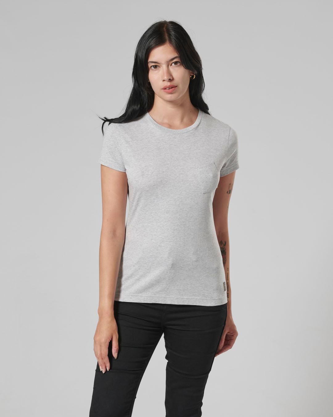 LADIES SYDNEY T-SHIRT GREY MARL L image 6