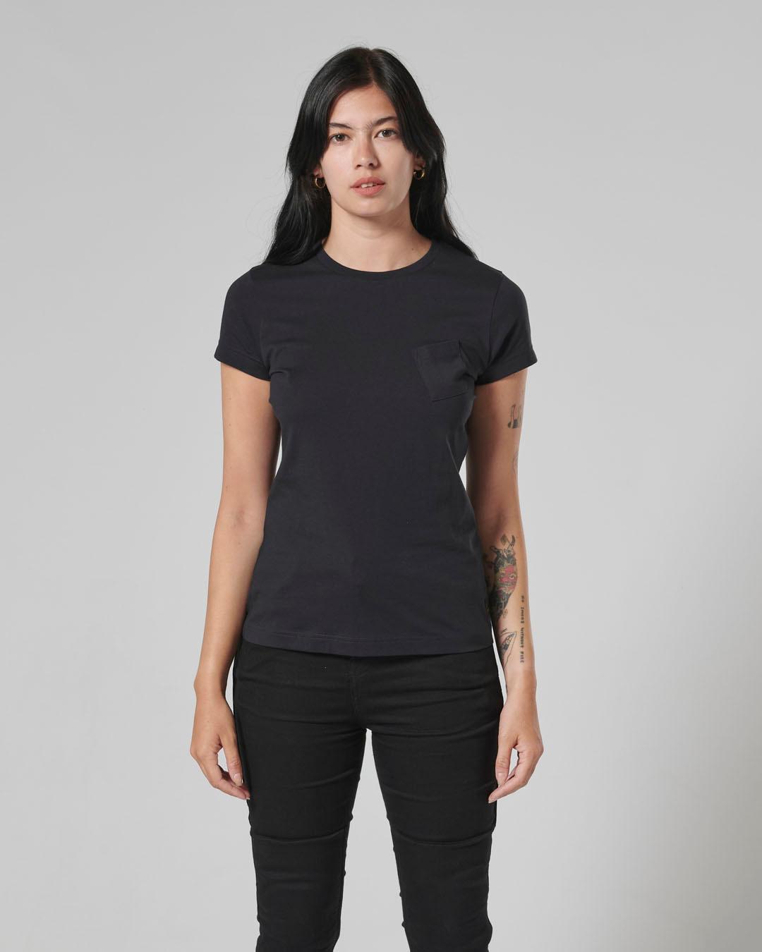 LADIES SYDNEY T-SHIRT JET BLACK XS image 6