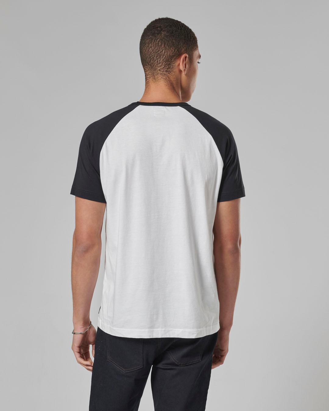 SALTERN T-SHIRT WHITE / JET BLACK XL image 5