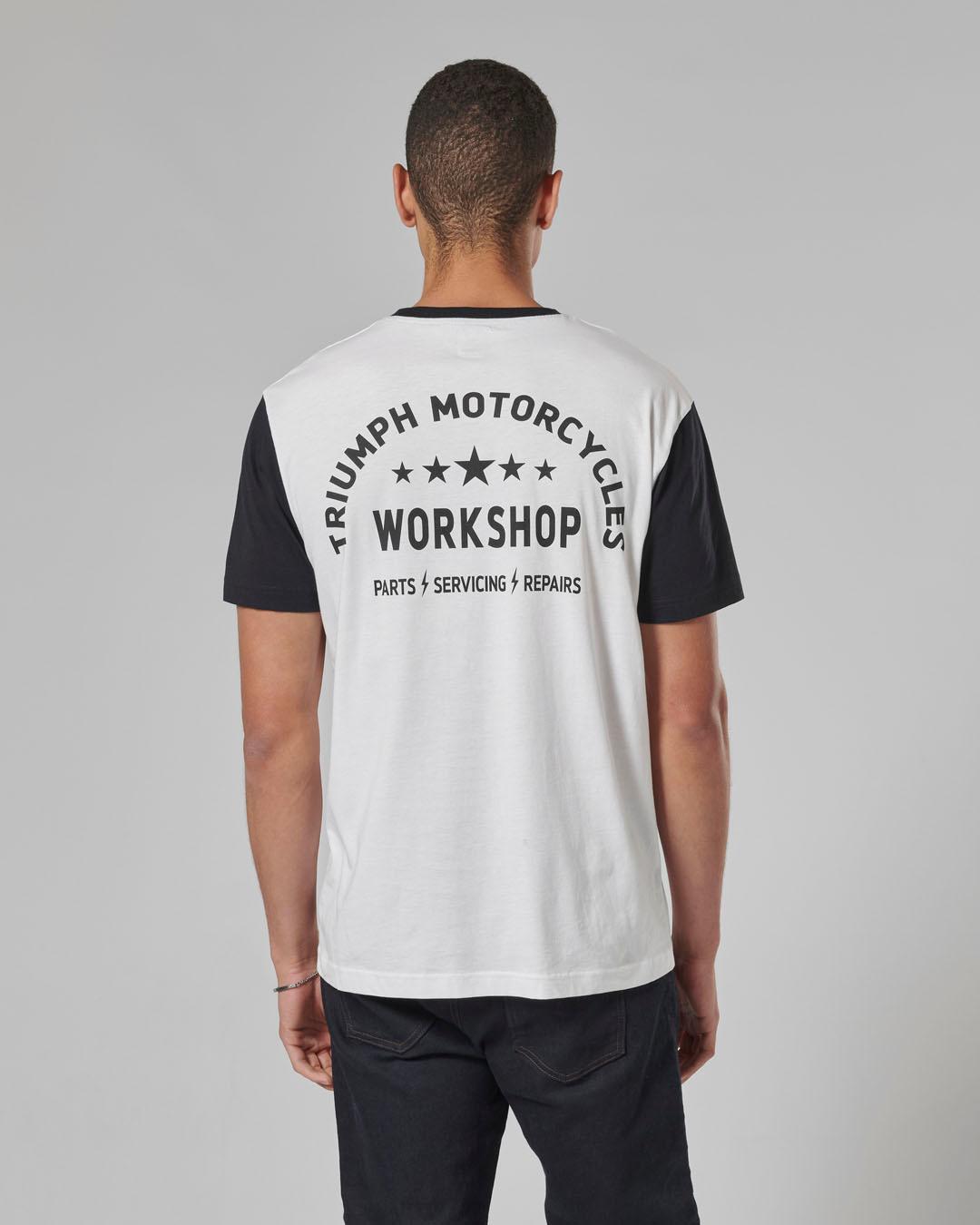FENLAND T-SHIRT WHITE / JET BLACK L image 6
