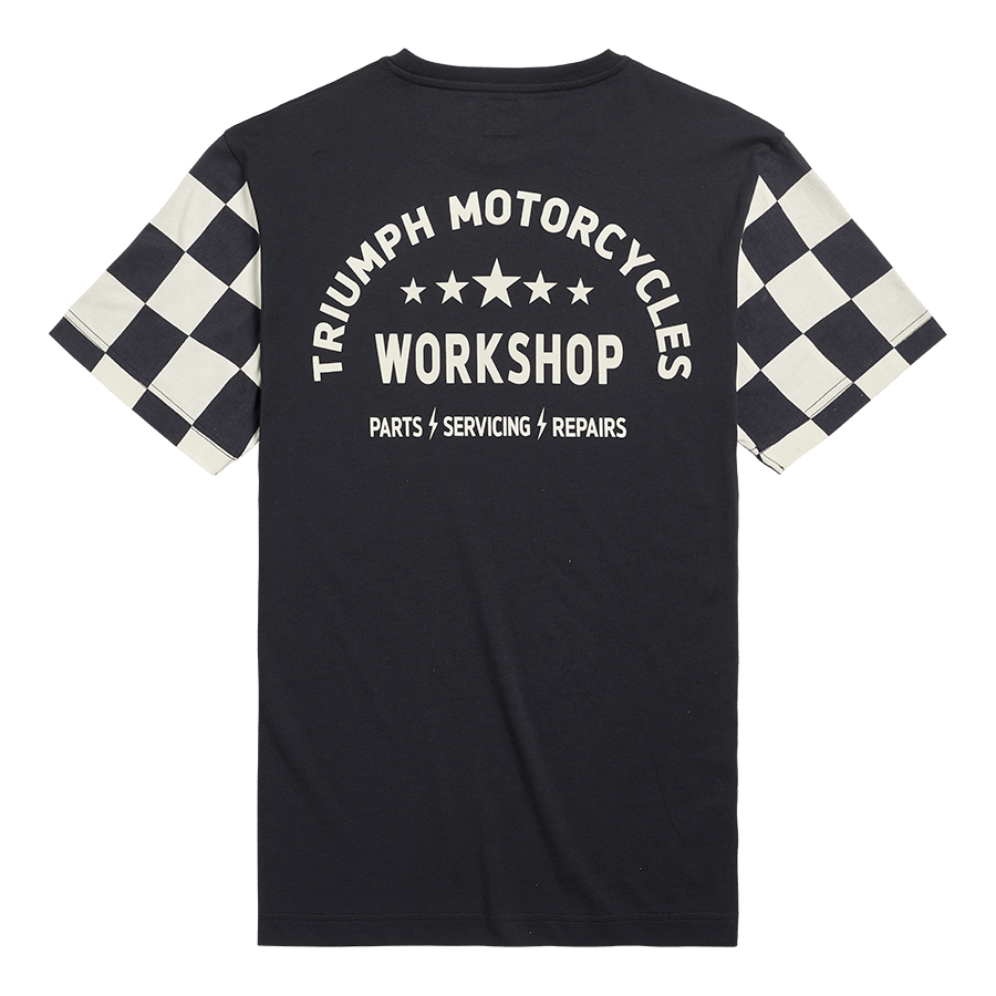 PRESTON T-SHIRT BLACK / BONE L image 2