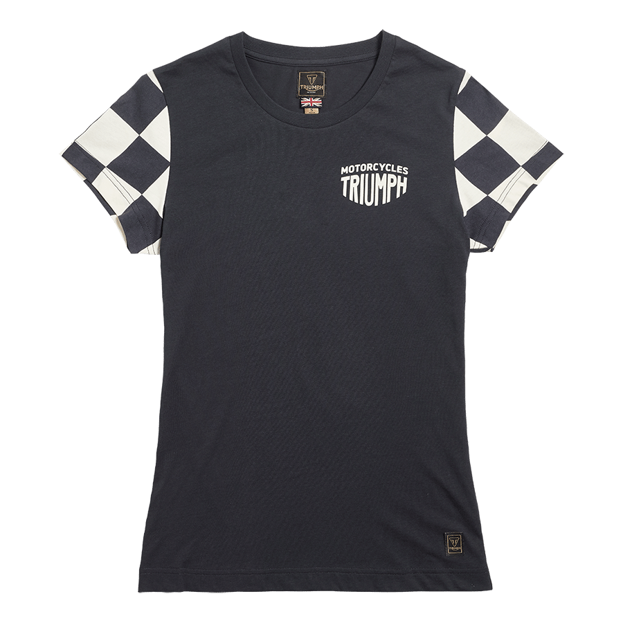 MARIE LADIES T-SHIRT BLACK / BONE XS image 1