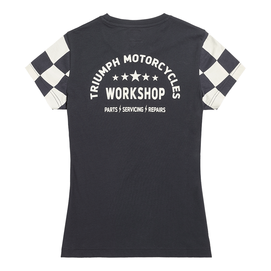 MARIE LADIES T-SHIRT BLACK / BONE XS image 3