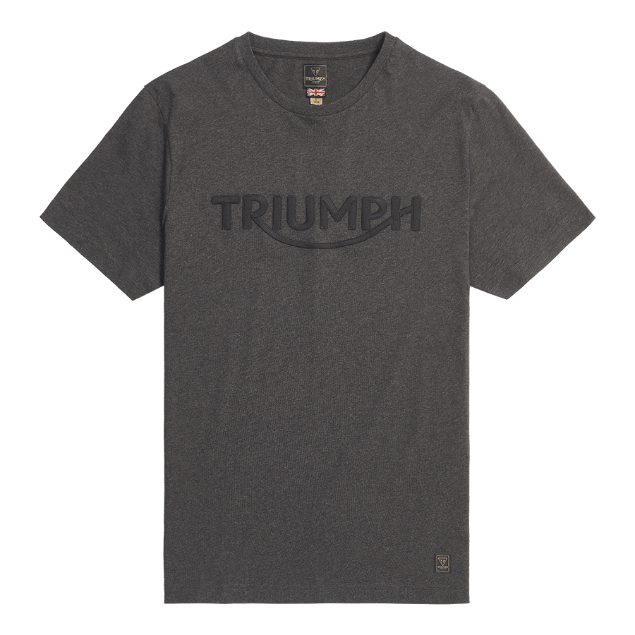 BAMBURGH T-SHIRT BLACK MARL S image 1