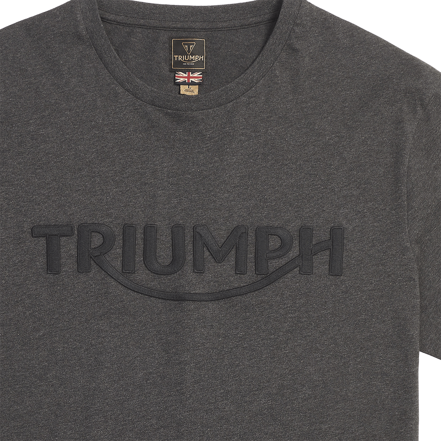 BAMBURGH T-SHIRT BLACK MARL S image 2