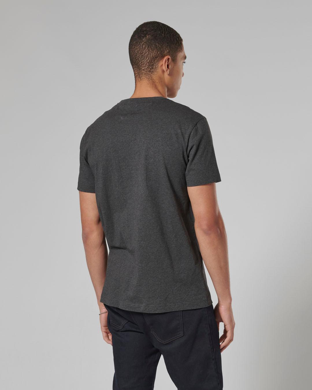 BAMBURGH T-SHIRT BLACK MARL XXL image 6