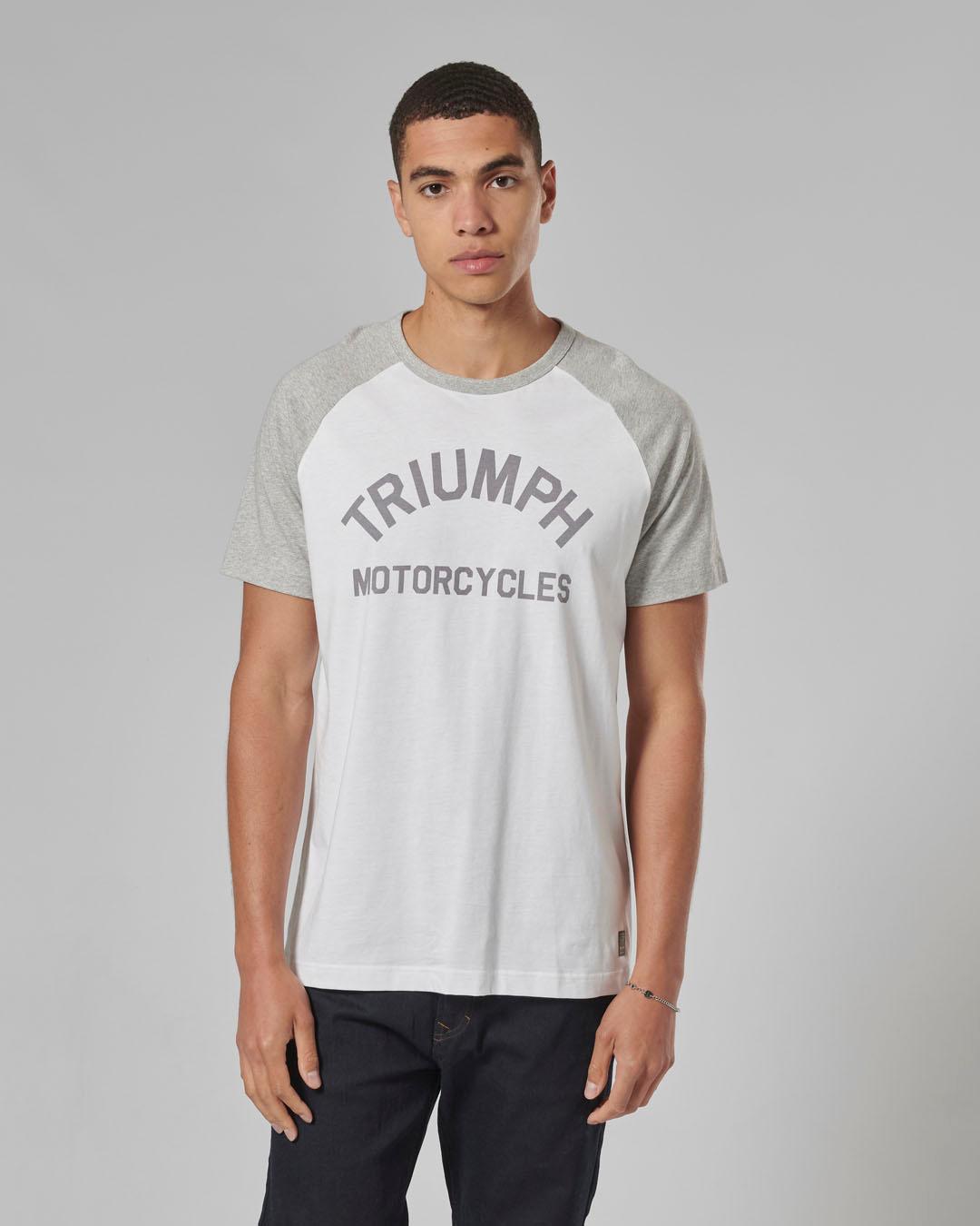 SALTERN T-SHIRT WHITE / GREY MARL XL image 4