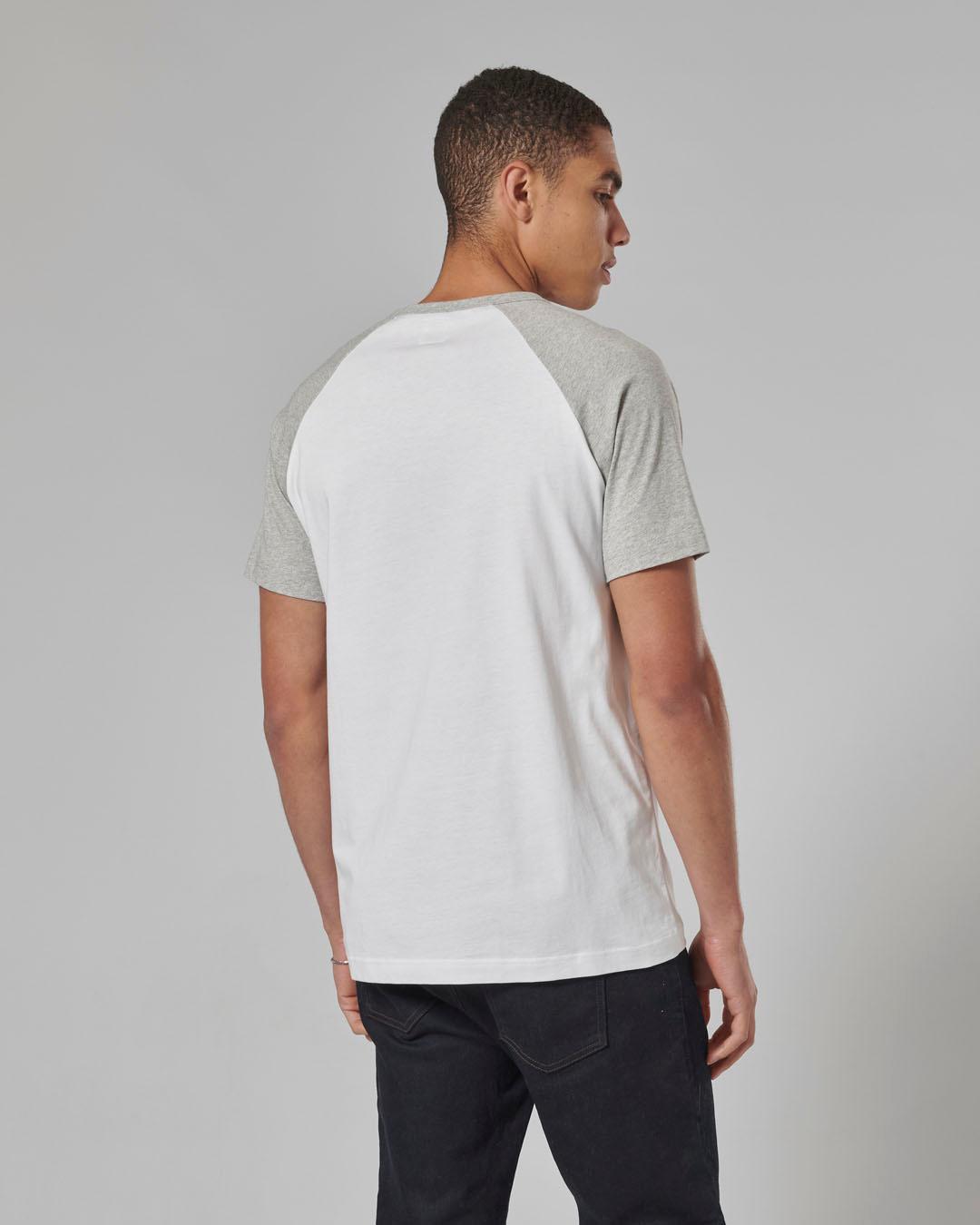 SALTERN T-SHIRT WHITE / GREY MARL XXL image 3
