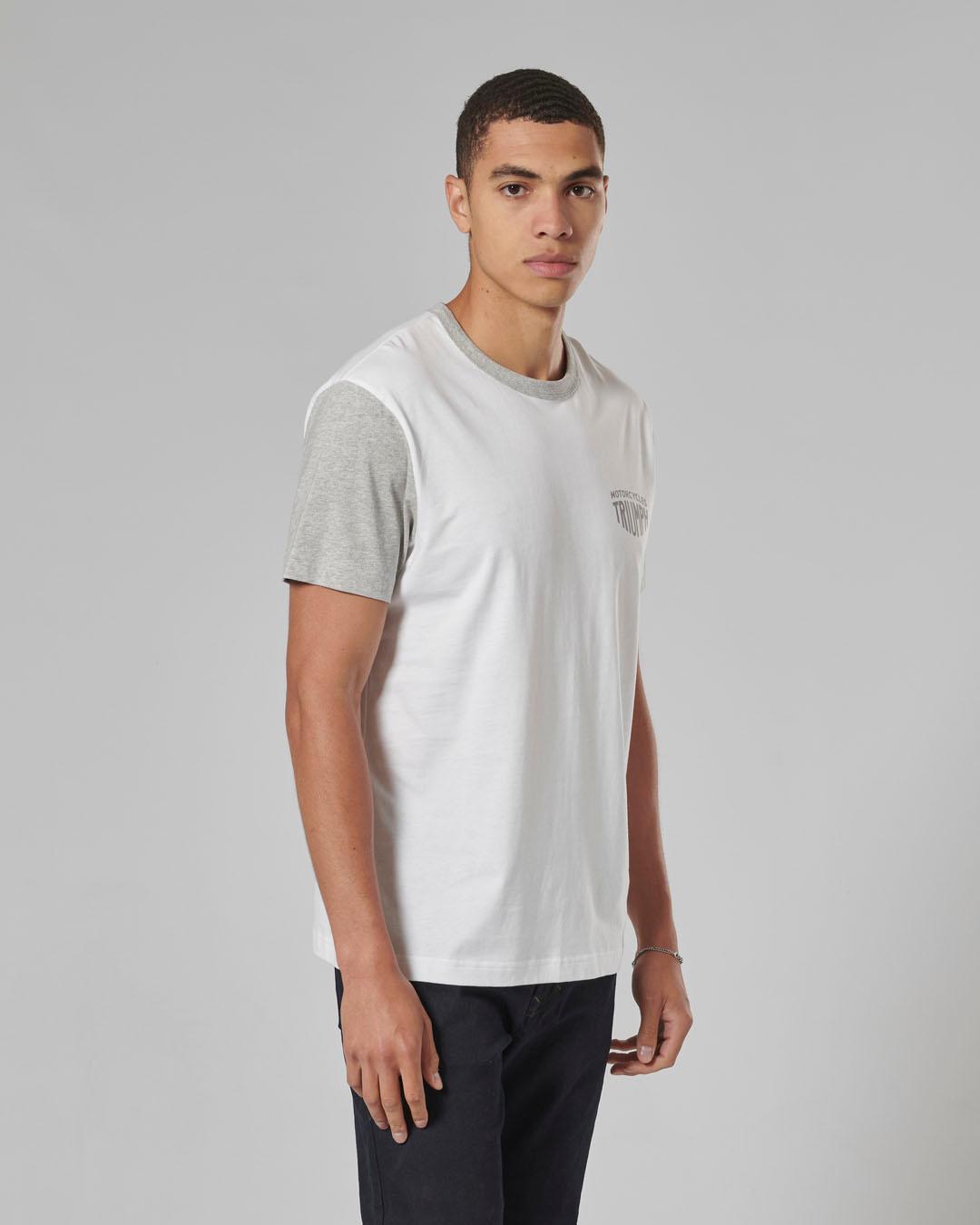 FENLAND T-SHIRT WHITE / GREY MARL S image 7