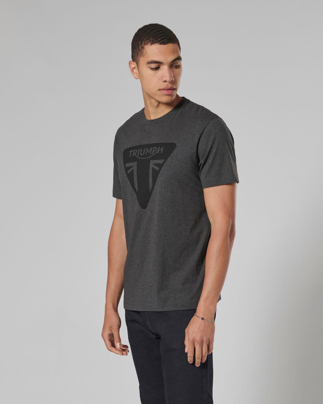 HELSTON T-SHIRT BLACK MARL XXL image 5