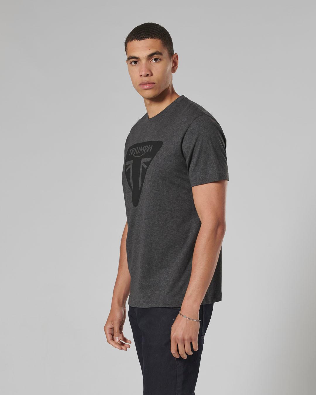 HELSTON T-SHIRT BLACK MARL XXL image 7