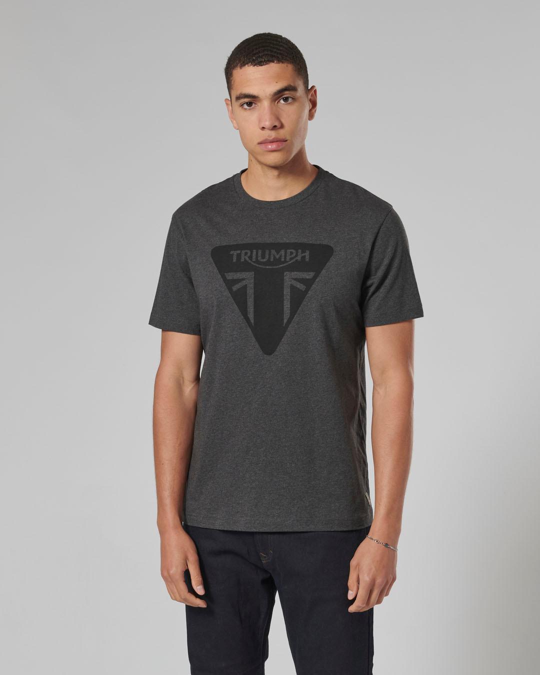 HELSTON T-SHIRT BLACK MARL XXL image 8