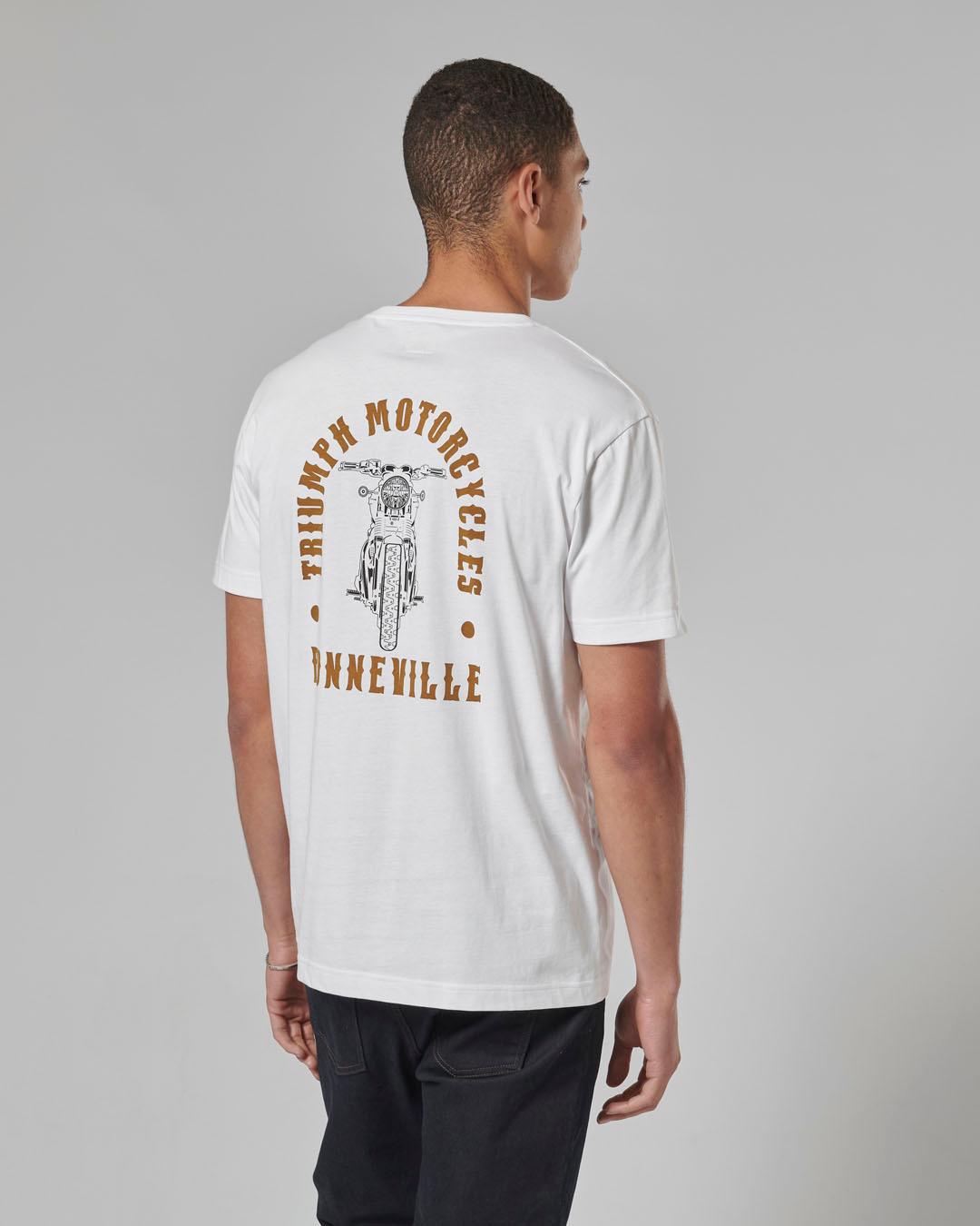 BONNEVILLE T120 T-SHIRT WHITE XL image 8