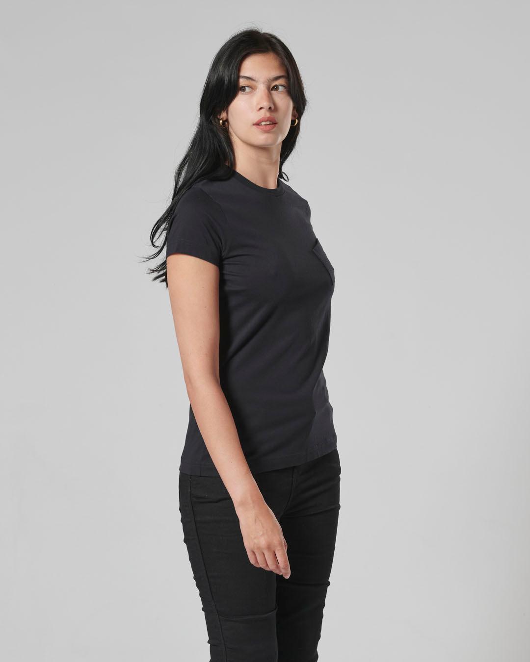 LADIES BONNEVILLE T120 T-SHIRT BLACK S image 8