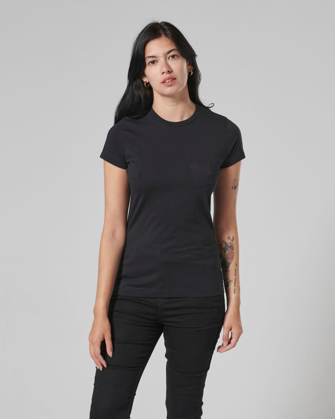 LADIES BONNEVILLE T120 T-SHIRT BLACK XS image 6