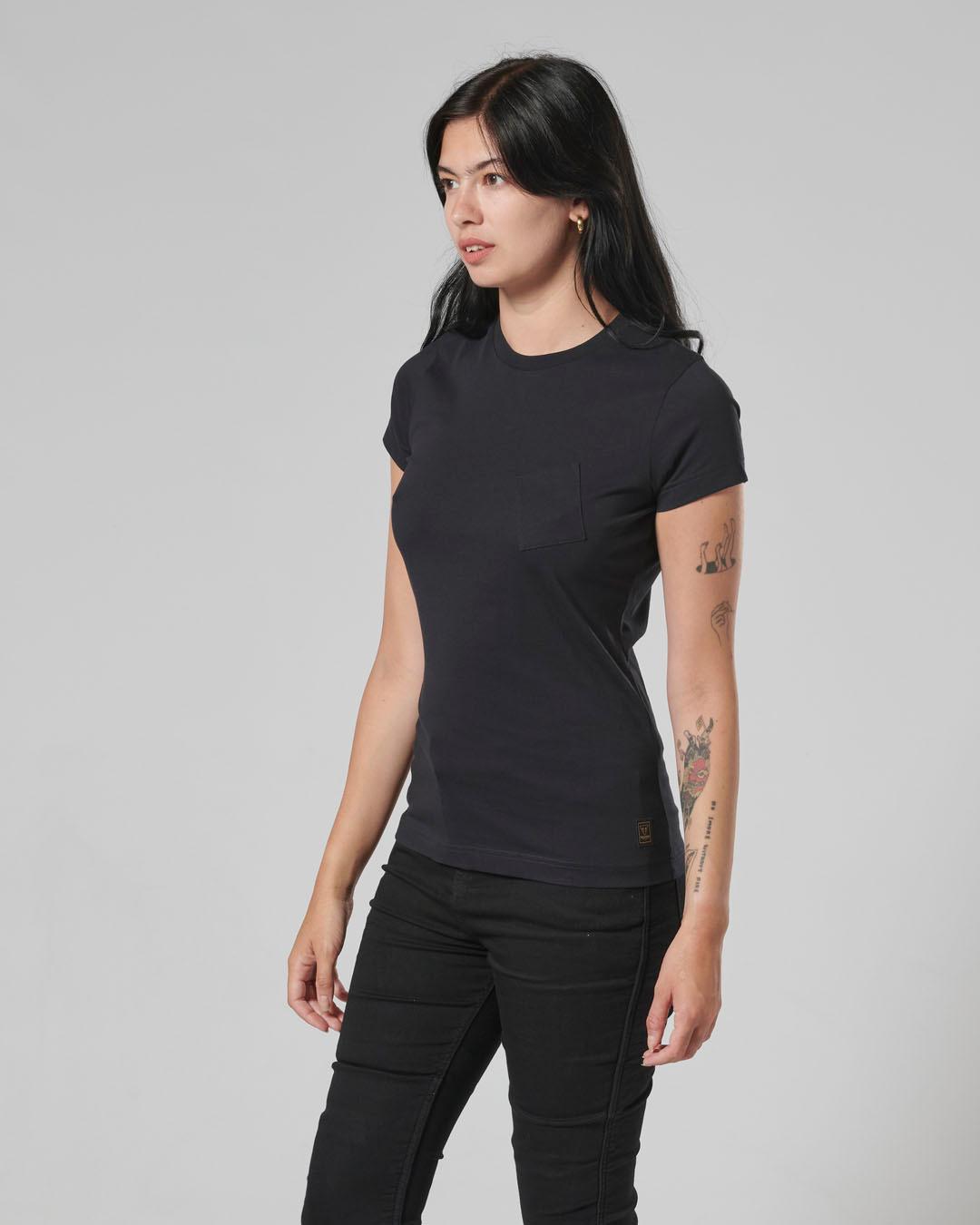 LADIES BONNEVILLE T120 T-SHIRT BLACK XS image 9