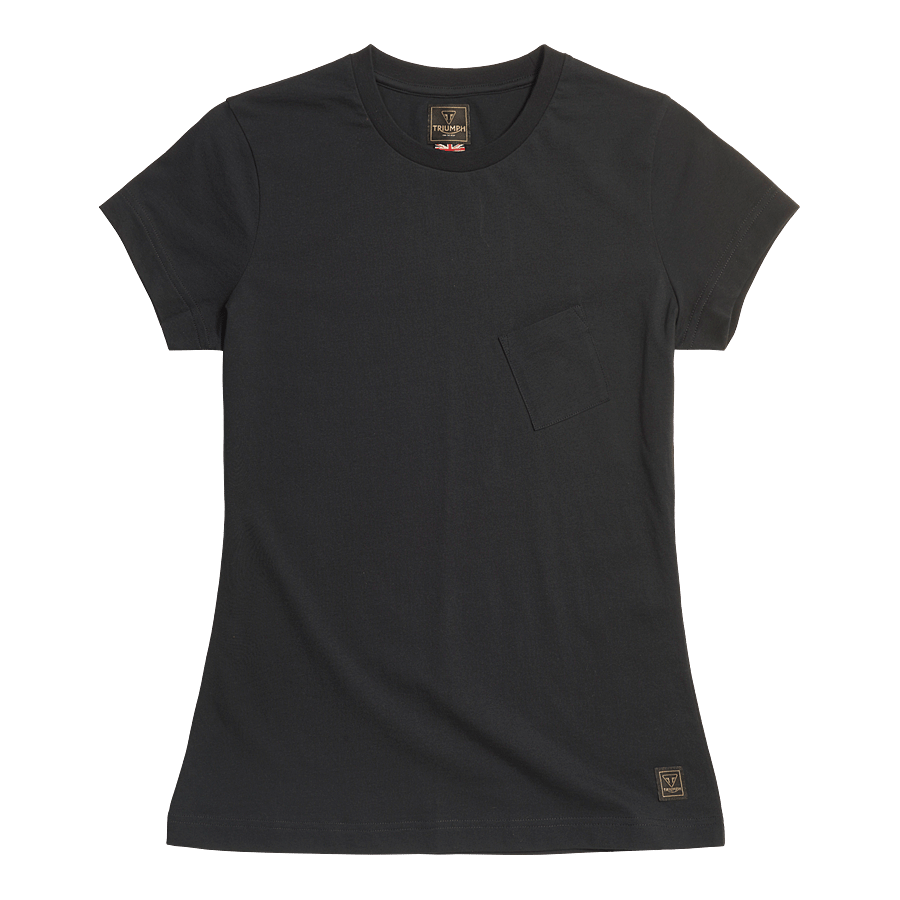 LADIES BONNEVILLE T120 T-SHIRT BLACK XS image 2