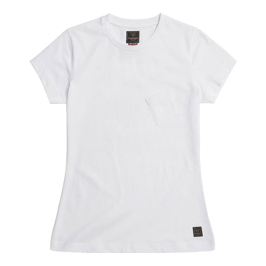 LADIES BONNEVILLE T120 T-SHIRT WHITE XL image 4