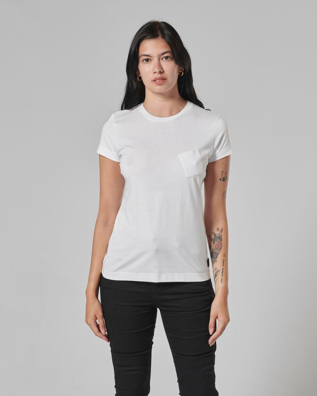 Bonneville Ladies T120 Tee White photo 7