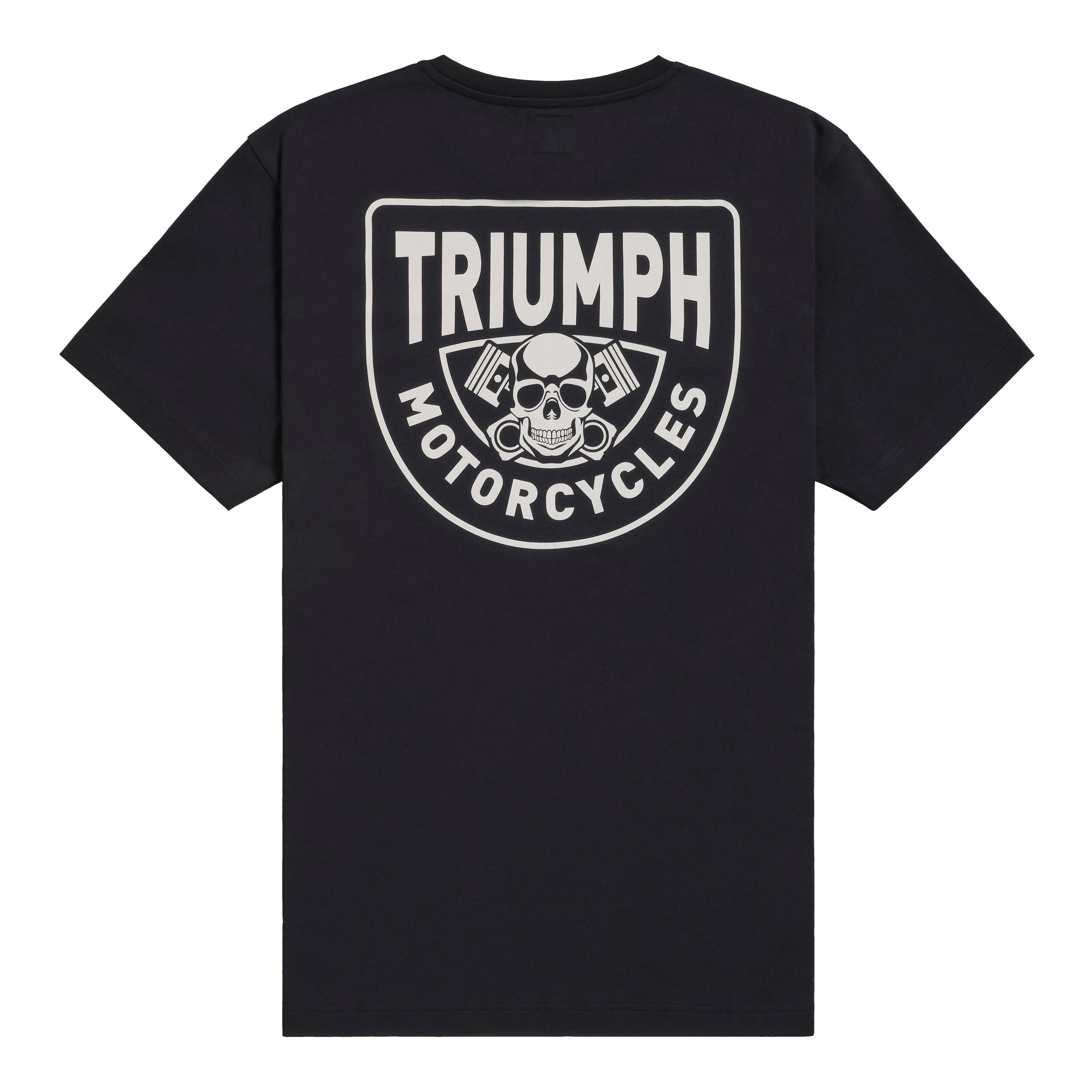PISTON RICH T-SHIRT BLACK / BONE S image 5