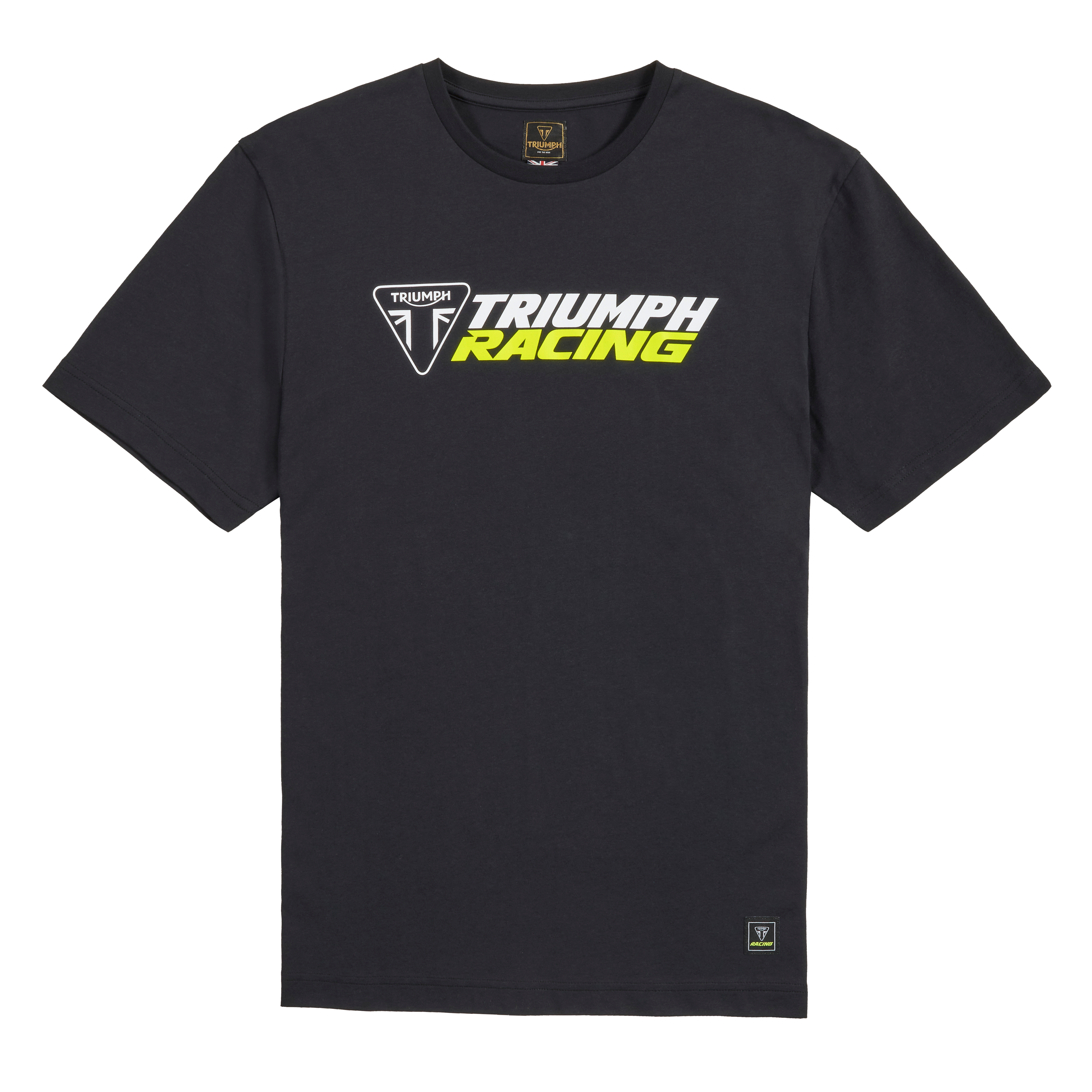RACING TEE BLACK / YELLOW S image 1