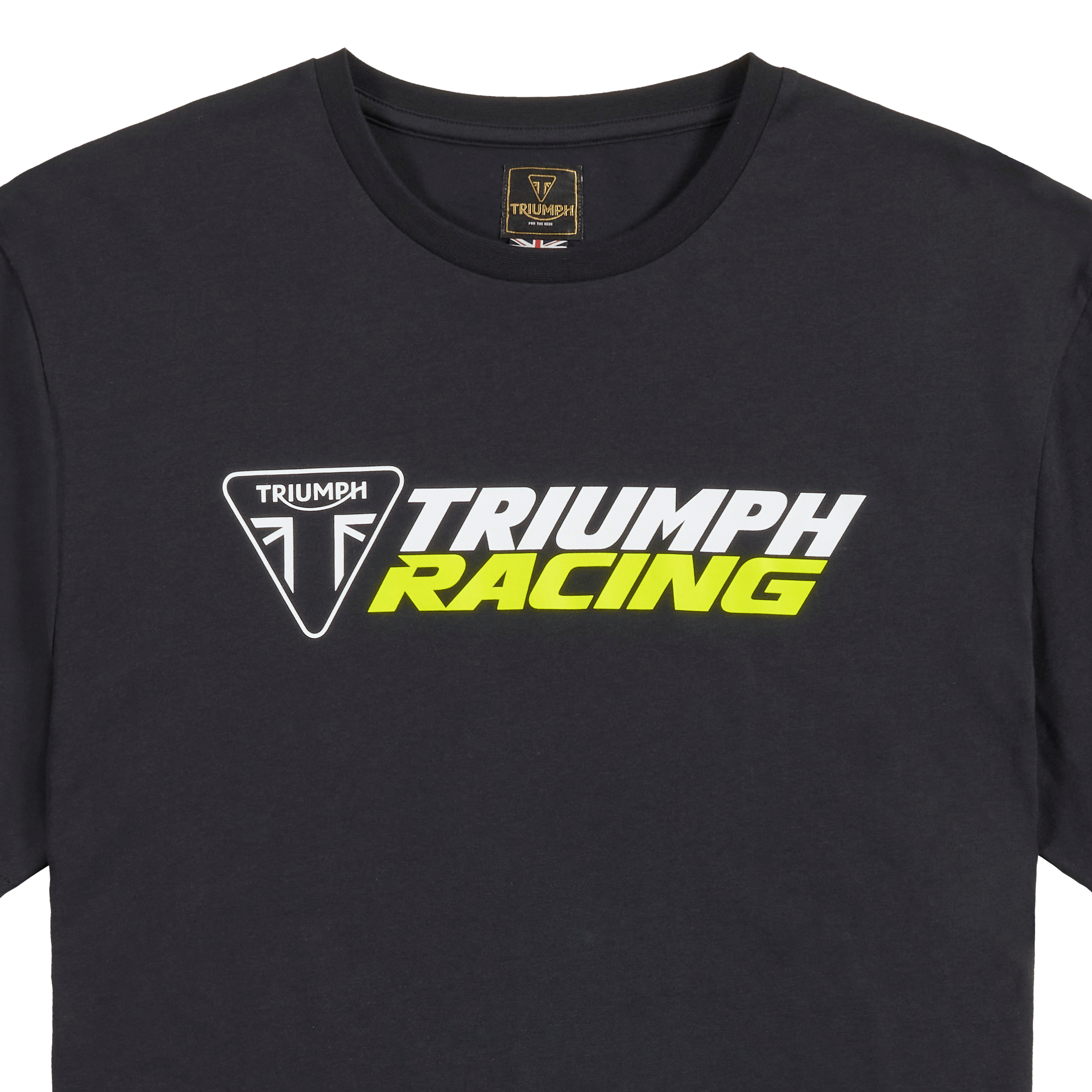 RACING TEE BLACK / YELLOW XXL image 6