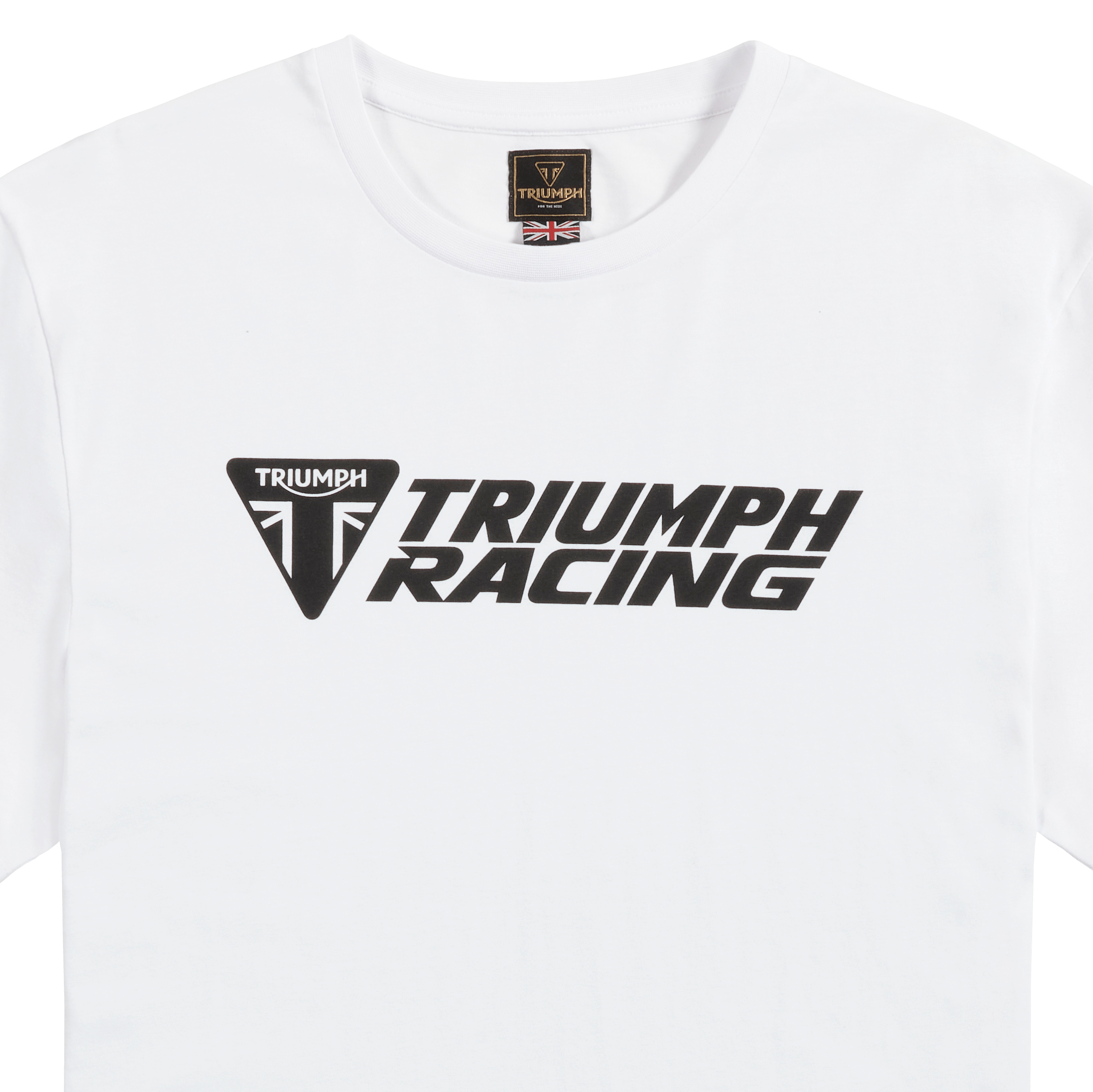 RACING TEE WHITE / BLACK L image 4