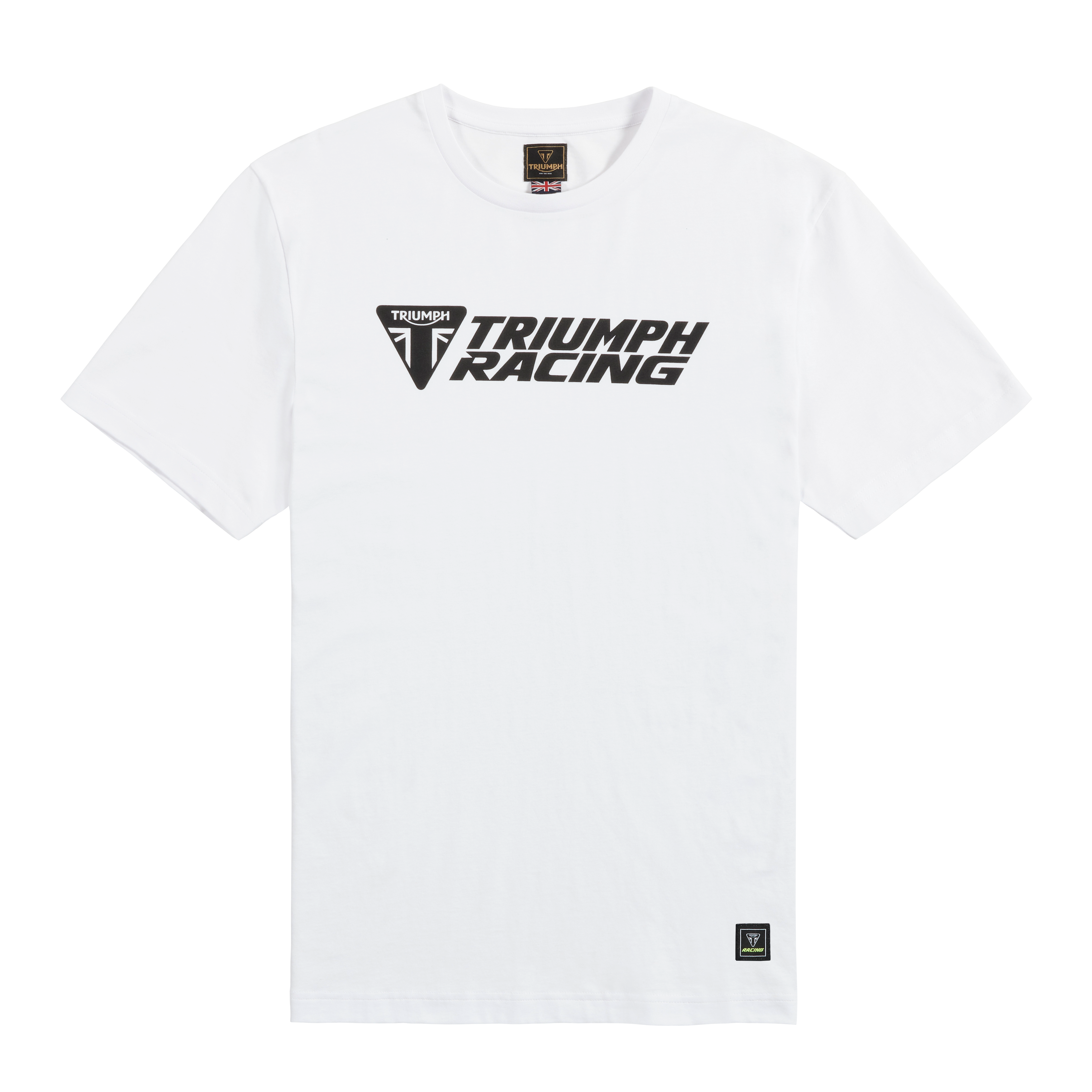 RACING TEE WHITE / BLACK S image 3