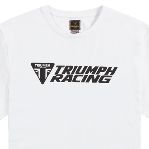 RACING TEE WHITE / BLACK XXL image 1
