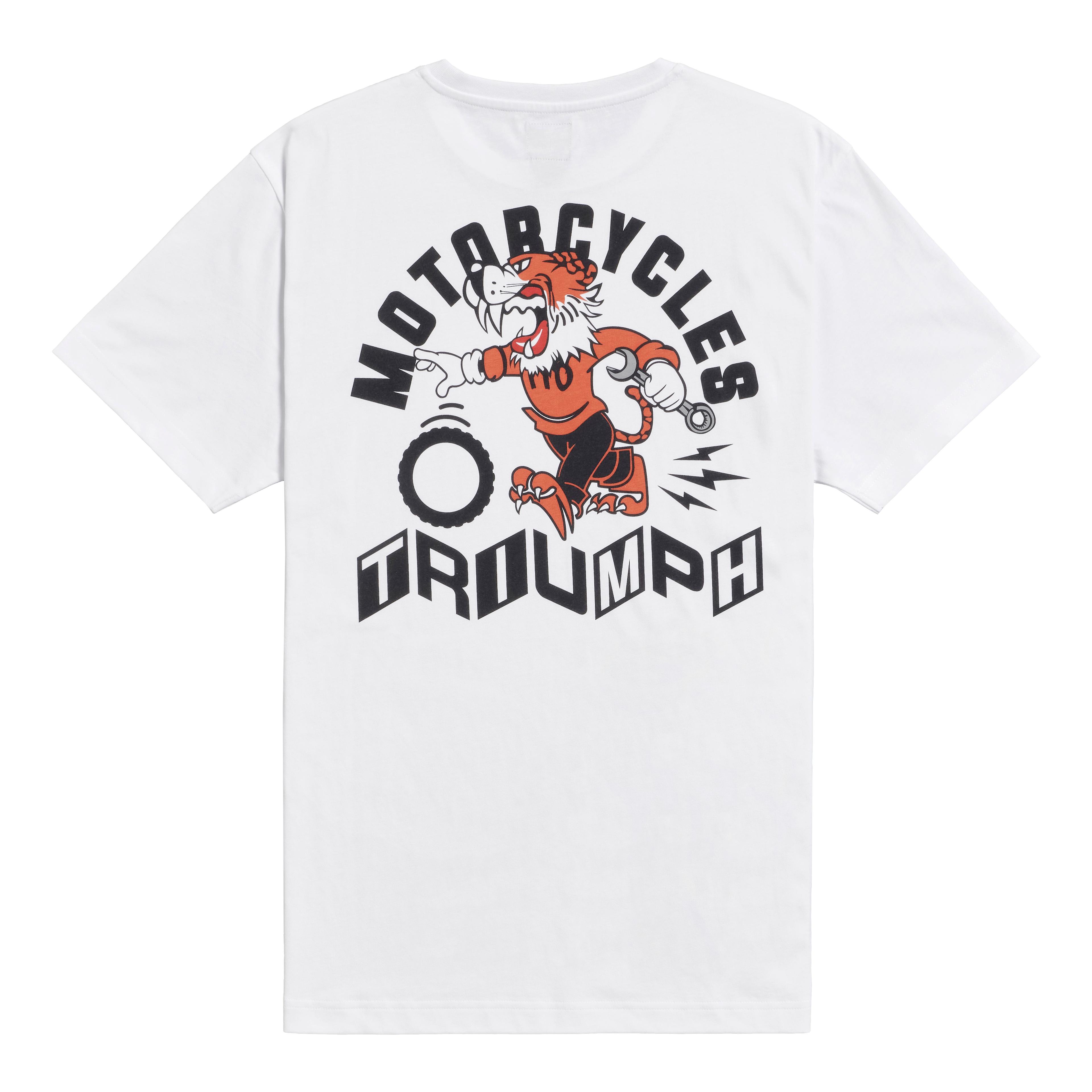 PIT STOP T-SHIRT WHITE XL image 4