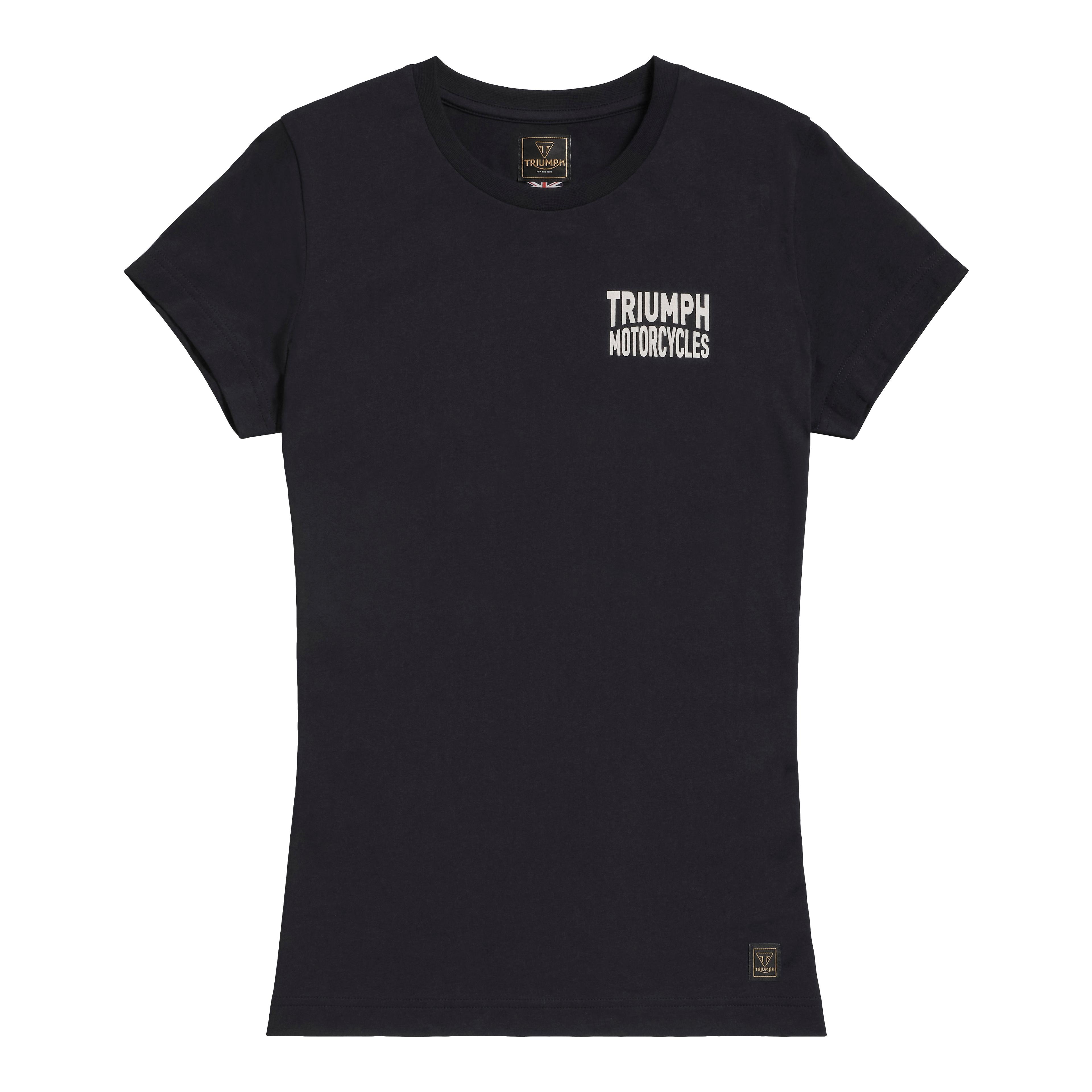 LADIES PISTON RICH T-SHIRT BLACK XS image 3