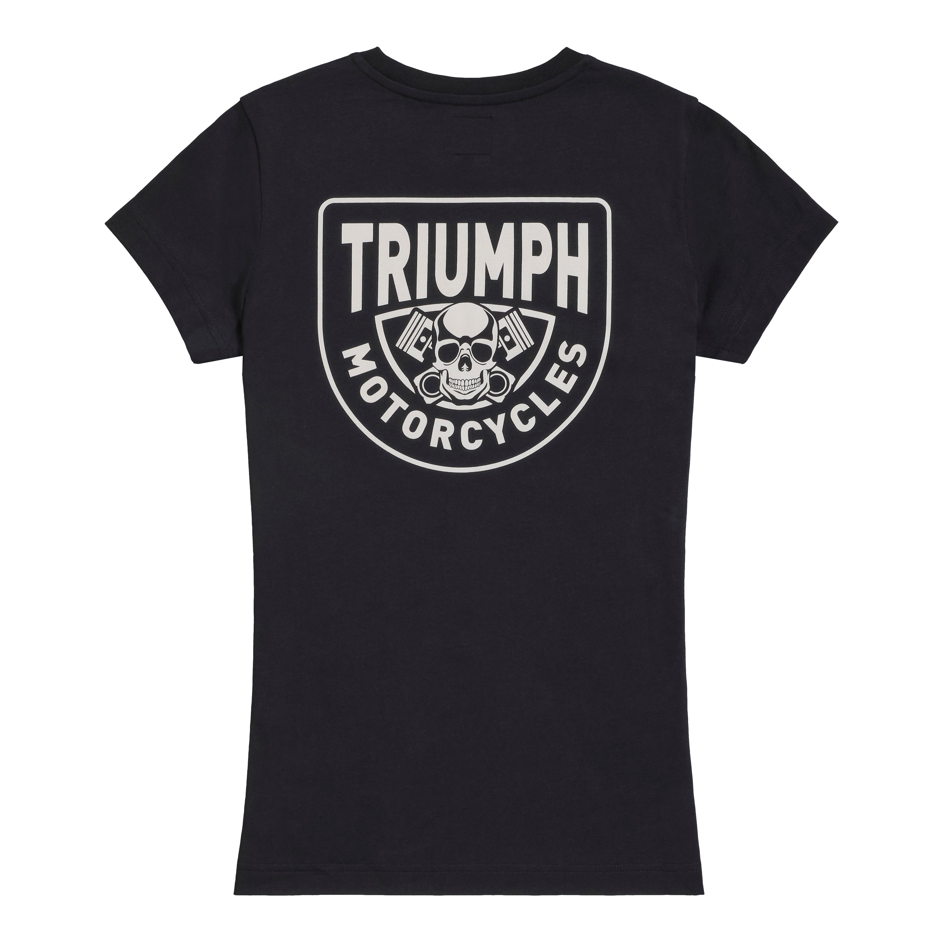 LADIES PISTON RICH T-SHIRT BLACK XS image 1