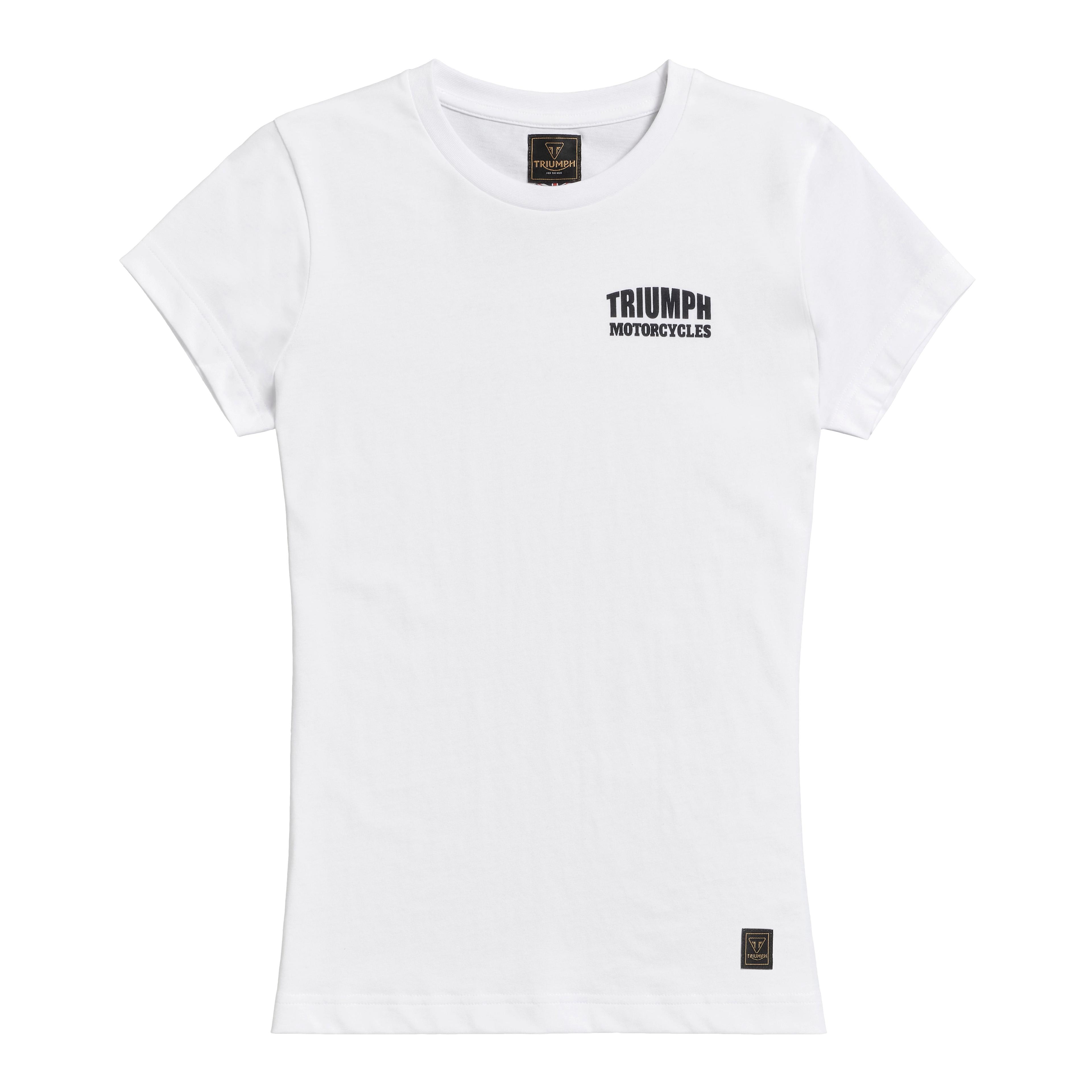 LADIES PIT STOP T-SHIRT WHITE XS image 3