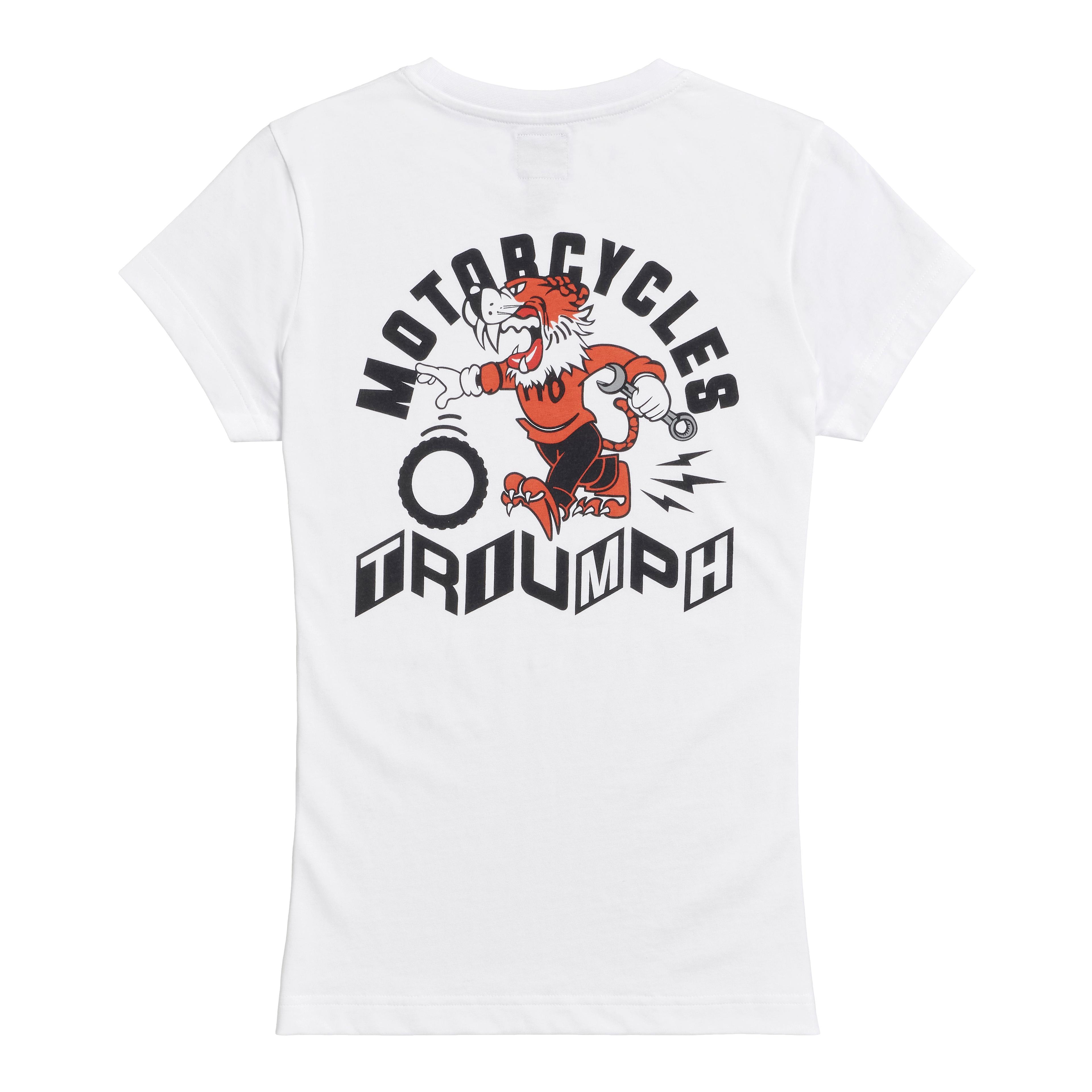 Ladies Pit Stop Tee White photo 1