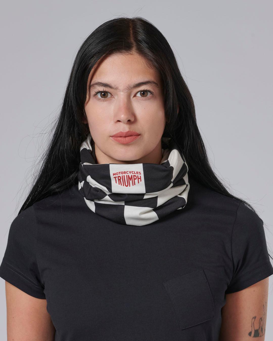 COHEN NECK TUBE BLACK / BONE image 3