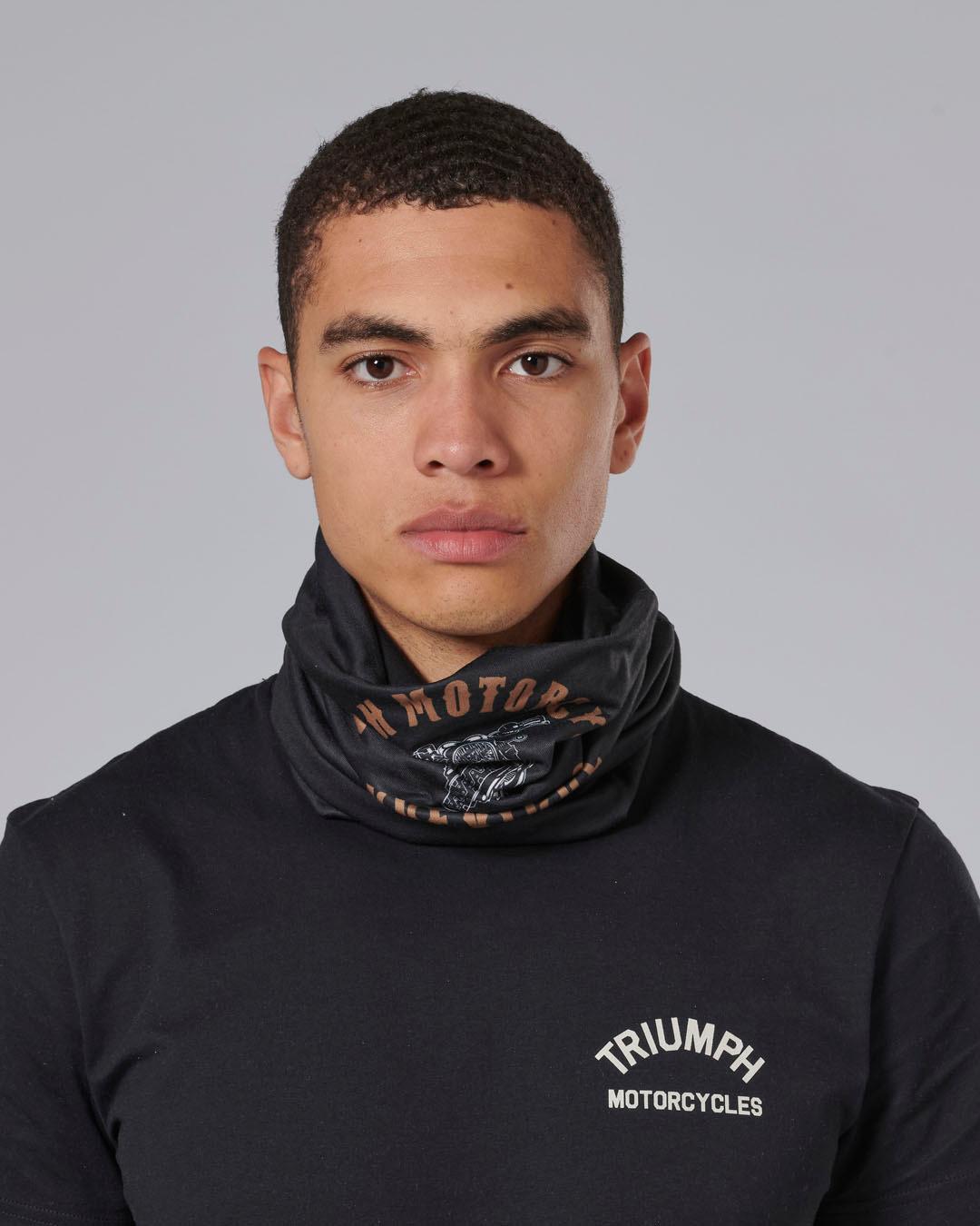 BONNE NECK TUBE BLACK / BONE photo 3