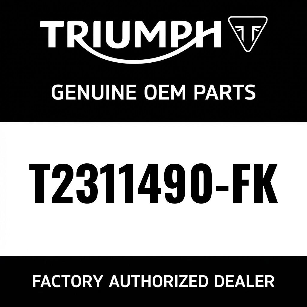 Upper Fuel Tank Panel, Triumph Racing Yellow image 1