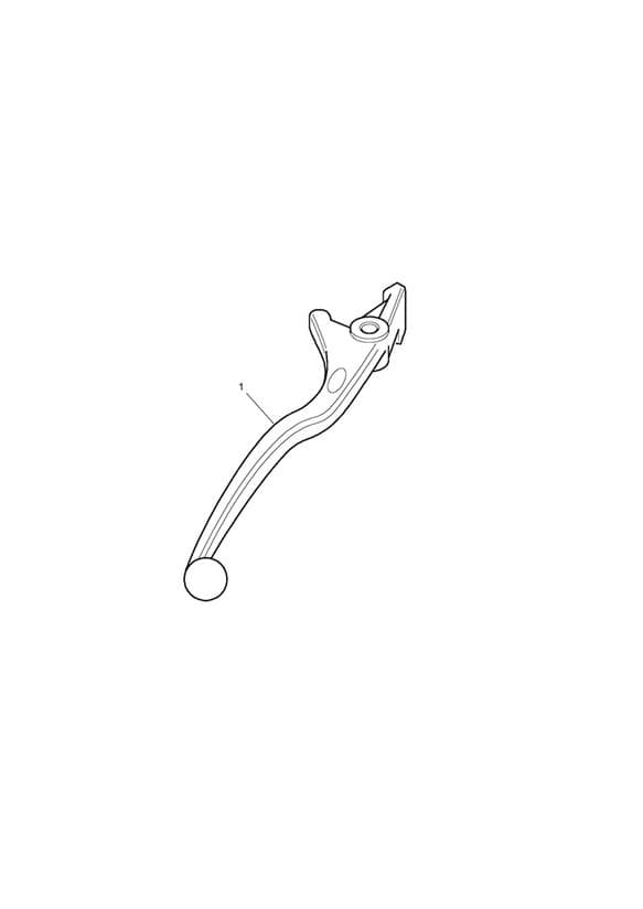 Brake Lever Kit, Chrome