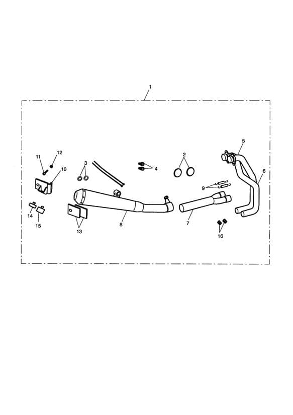 Exhaust System Assy, Arrow 2:1