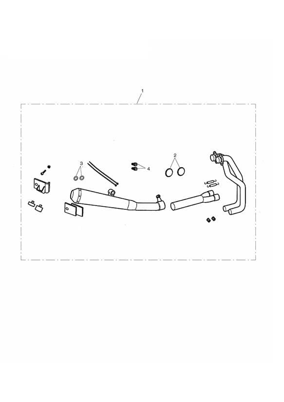 Exhaust System Assy, Arrow 2:1