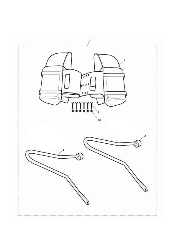 Leather Panniers (Teardrop)