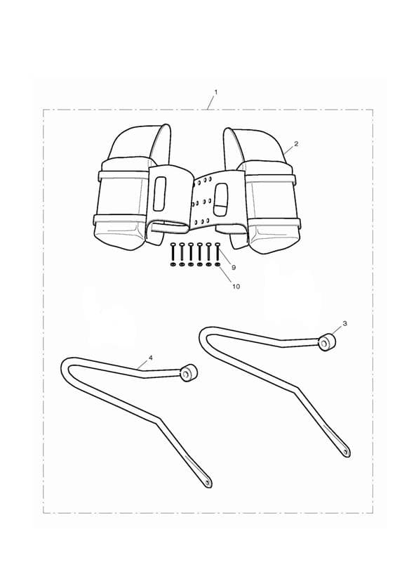Leather Panniers (Teardrop)