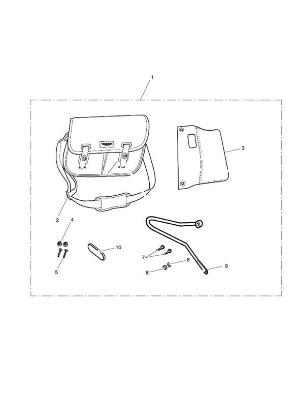 Pannier Kit, LH, Waxed