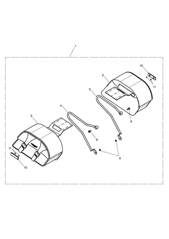 Saddlebag, Classic, Large Kit