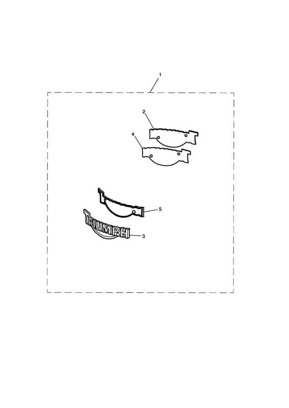 Tank Badge Kit, Cast