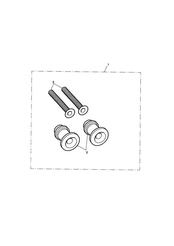 Anodised Paddock Stand Bobbins Kit, Black